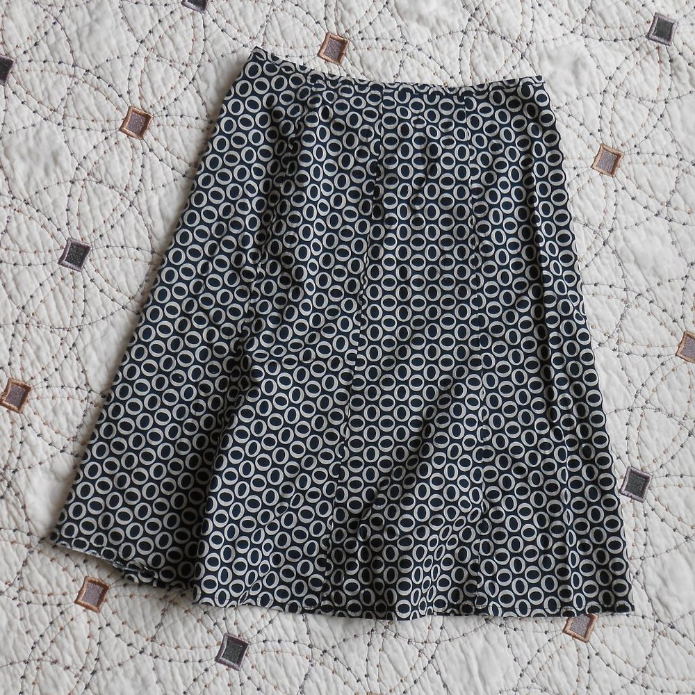 3/$10 EUC Gap Circle Pattern A-line Skirt 1